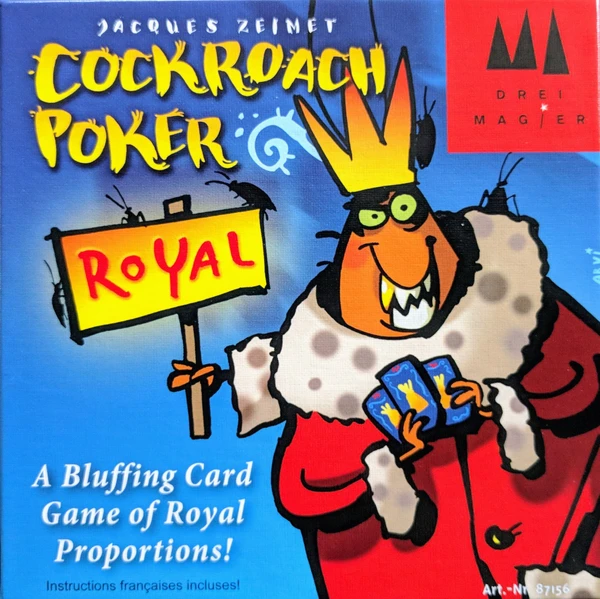 Cover image of Cockroach Poker Royal board game