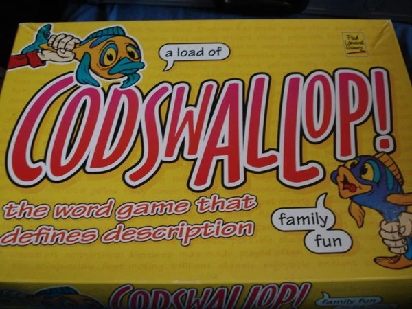 Cover image of Codswallop! board game