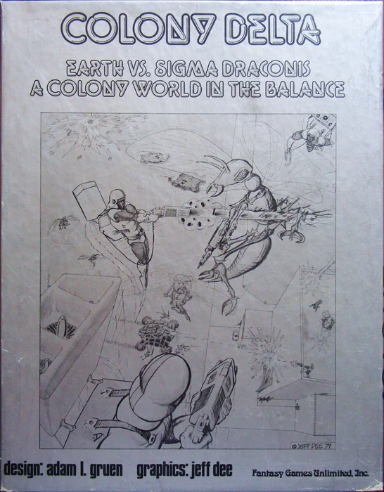 Cover image of Colony Delta: Earth vs. Sigma Draconis – A Colony World in the Balance board game