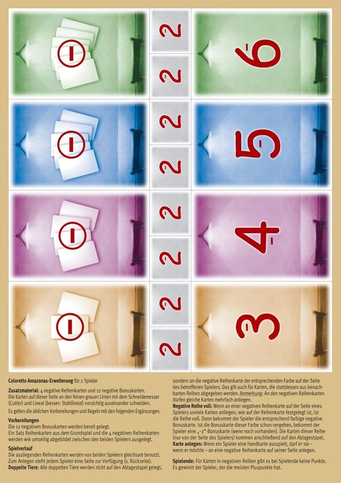 Cover image of Coloretto Amazonas: Erweiterung board game