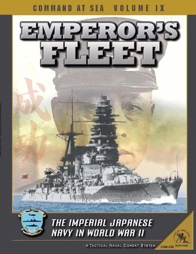 Cover image of Command at Sea: Volume IX – Emperor's Fleet: The Imperial Japanese Navy in World War II board game