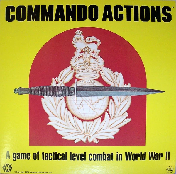 Cover image of Commando Actions: A Game of Tactical Level Combat in World War II board game