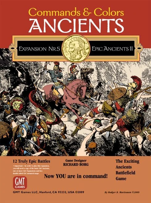 Cover image of Commands & Colors: Ancients Expansion Pack #5 – Epic Ancients II board game
