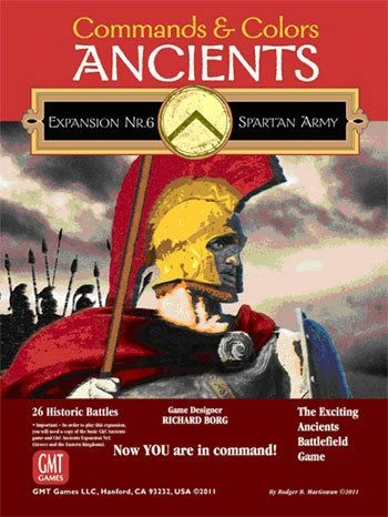 Cover image of Commands & Colors: Ancients Expansion Pack #6 – The Spartan Army board game