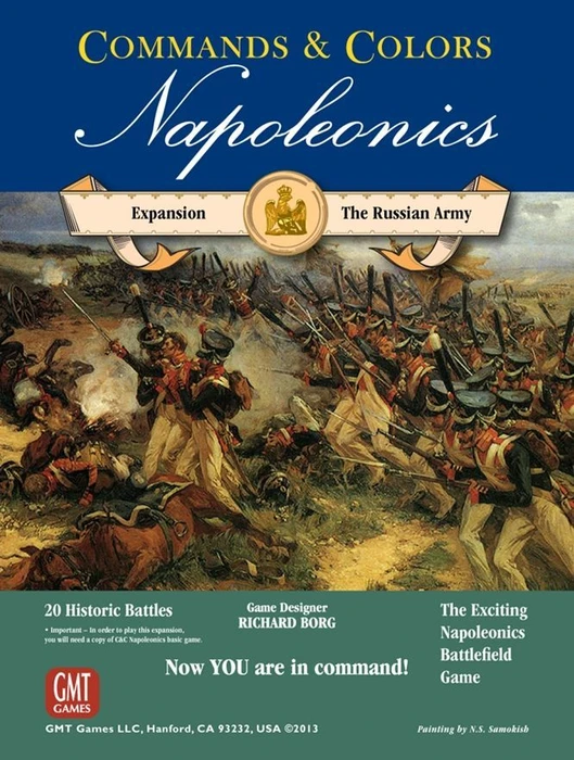 Cover image of Commands & Colors: Napoleonics Expansion #2 – The Russian Army board game