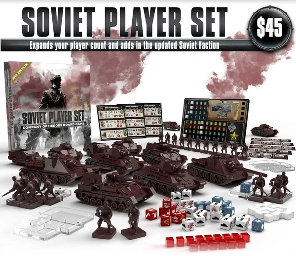 Cover image of Company of Heroes: Soviet Faction Player Set board game