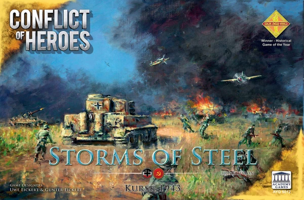 Cover image of Conflict of Heroes: Storms of Steel – Kursk 1943 (Third Edition) board game