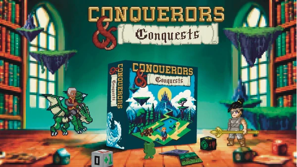 Cover image of Conquerors and Conquests board game
