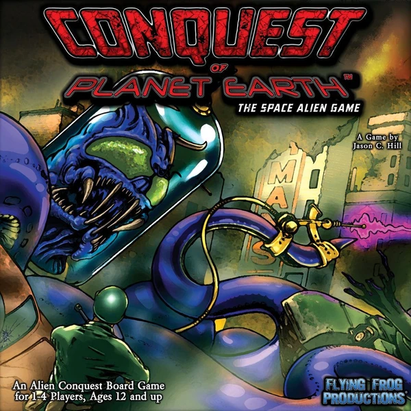 Cover image of Conquest of Planet Earth: The Space Alien Game board game