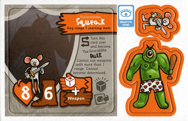 Cover image of CoraQuest: The Incredible Squeak and Bulk Promo board game