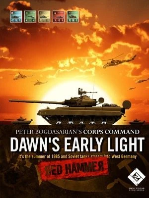 Cover image of Corps Command: Dawn's Early Light – Red Hammer board game
