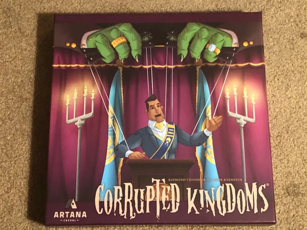Cover image of Corrupted Kingdoms board game