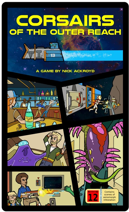 Cover image of Corsairs of the Outer Reach board game