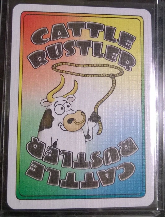 Cover image of Cowtown: Cattle Rustler Card board game