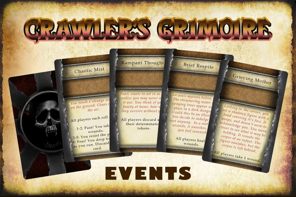 Cover image of Crawler's Grimoire: Events board game