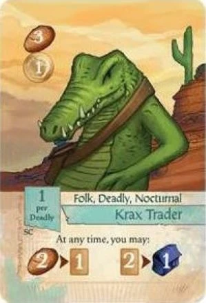 Cover image of Creature Caravan: Krax Trader Creature Promo Card board game