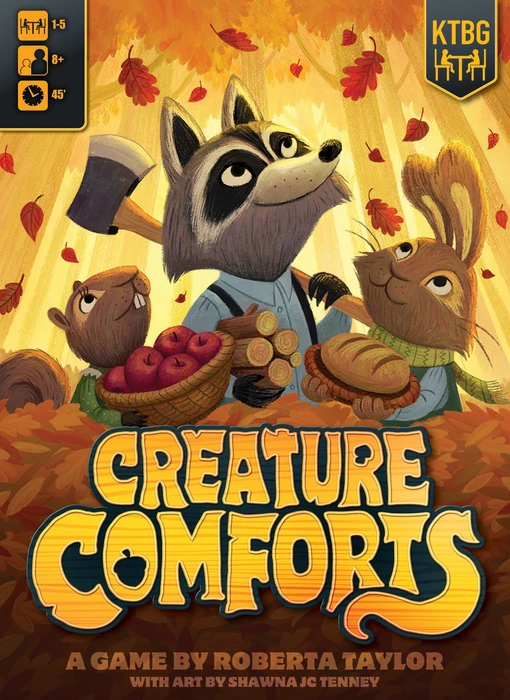 Cover image of Creature Comforts (Kickstarter Edition) board game