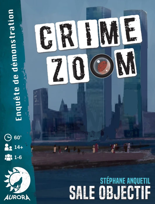 Cover image of Crime Zoom: A Dirty Objective board game