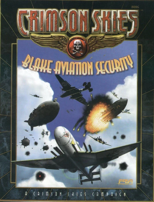 Cover image of Crimson Skies: Blake Aviation Security board game