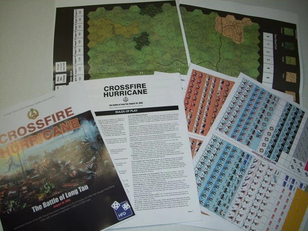 Cover image of Crossfire Hurricane: The Battle of Long Tan – August 18, 1966 board game