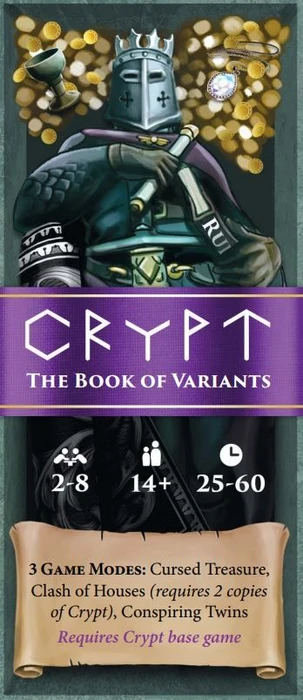 Cover image of Crypt: The Book of Variants board game