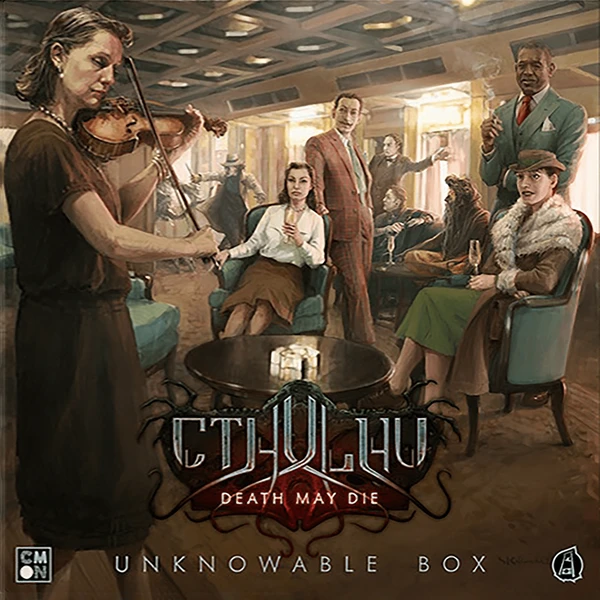 Cover image of Cthulhu: Death May Die – Unknowable Box board game