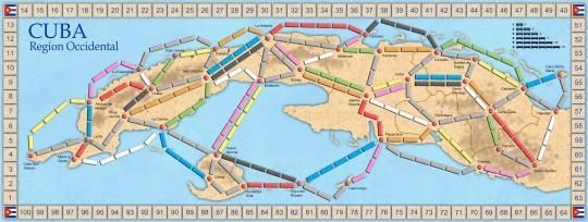 Cover image of Cuba: Region Occidental (fan expansion for Ticket to Ride) board game