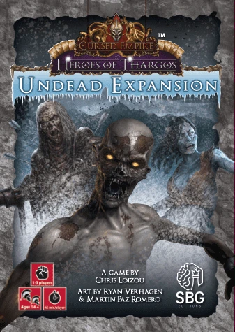 Cover image of Cursed Empire: Heroes of Thargos – Undead Expansion board game