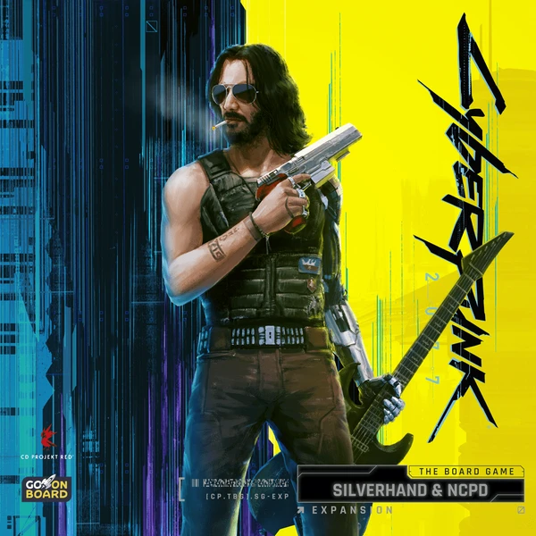 Cover image of Cyberpunk 2077: The Board Game – Johnny Silverhand & NCPD board game