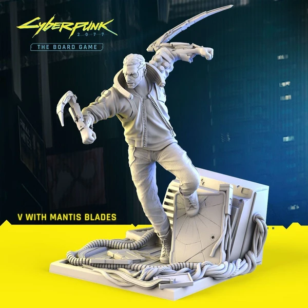 Cover image of Cyberpunk 2077: The Board Game – V with Mantis Blades board game