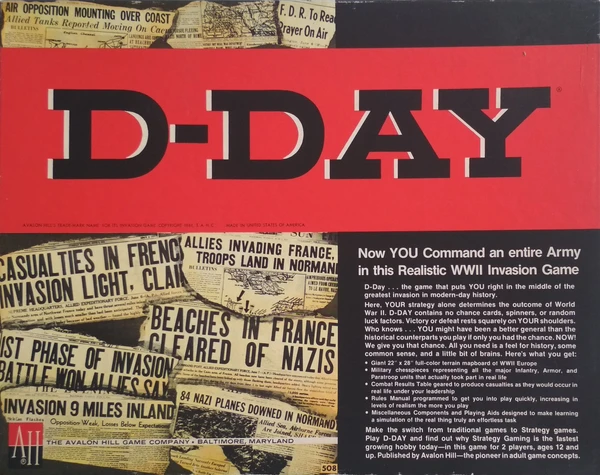 Cover image of D-Day (3rd Edition) board game