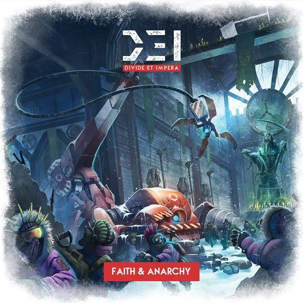 Cover image of D.E.I.: Divide et Impera – Faith & Anarchy board game