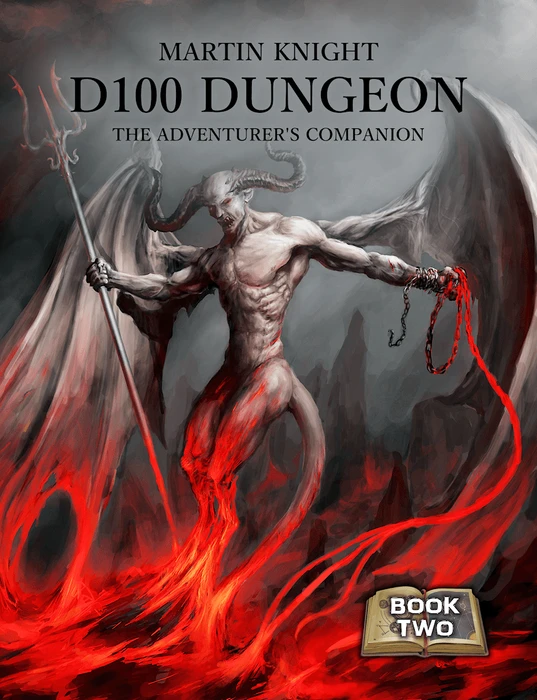 Cover image of D100 Dungeon: The Adventurers Companion board game