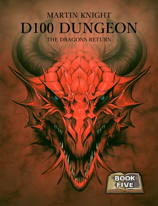 Cover image of D100 Dungeon: The Dragons Return board game