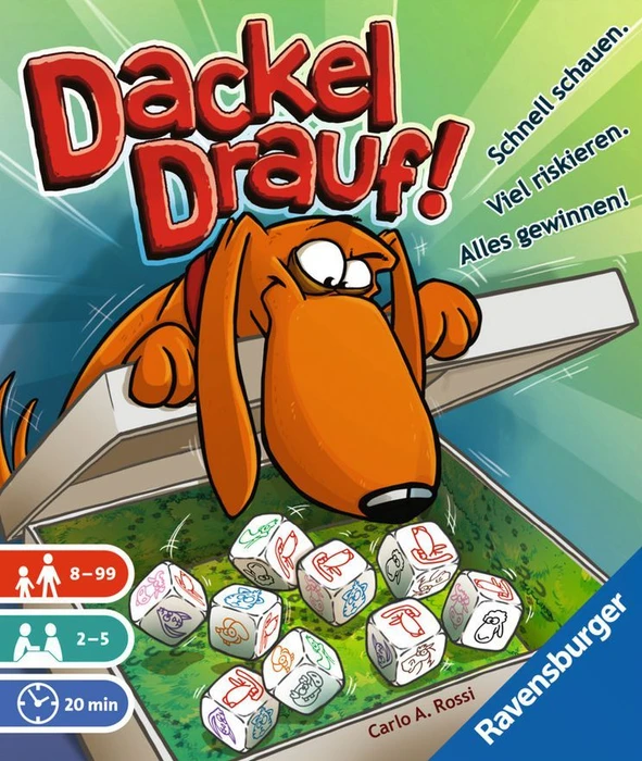 Cover image of Dackel Drauf! board game