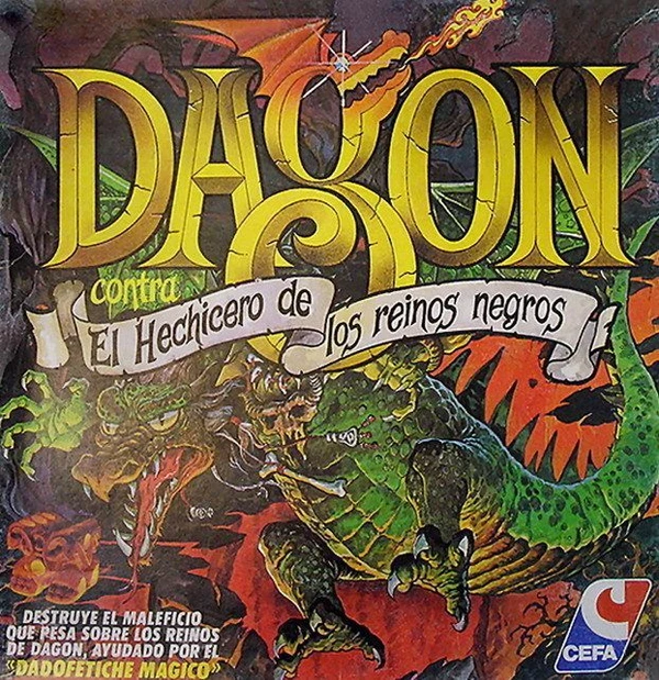 Cover image of Dagon contra el Hechicero de los Reinos Negros board game