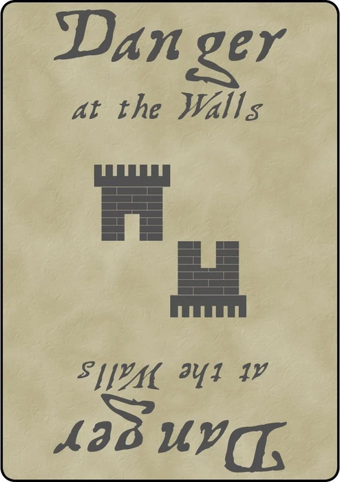 Cover image of Danger at the Walls board game