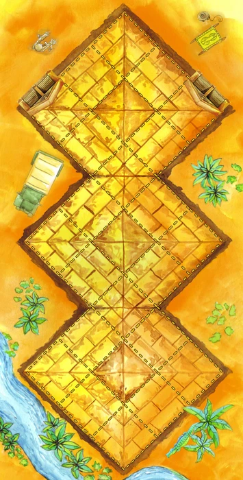 Cover image of Das Labyrinth des Pharao: Sphinx und Triamide board game