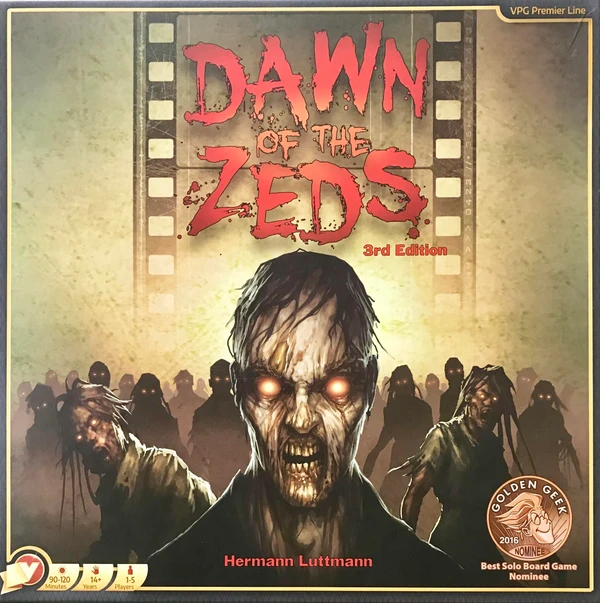 Cover image of Dawn of the Zeds (Third Edition) board game