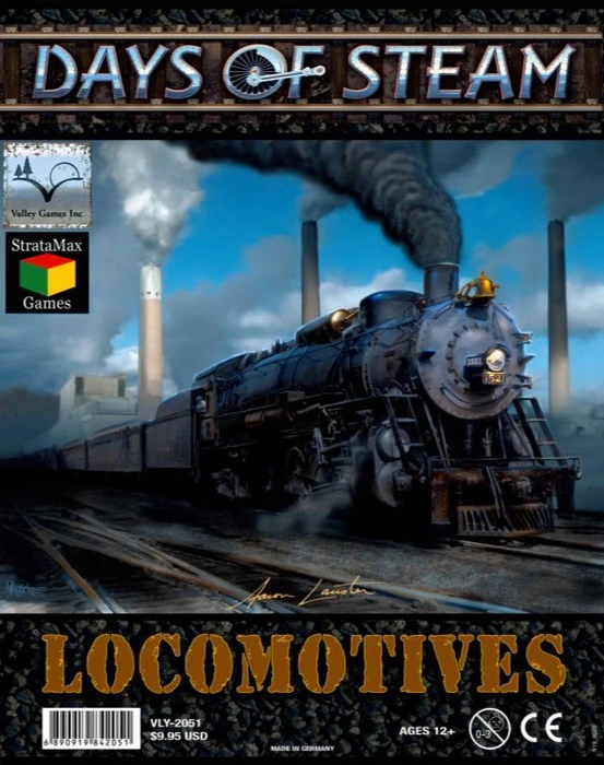 Cover image of Days of Steam: Locomotives board game