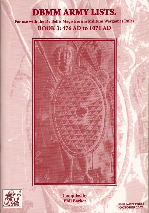 Cover image of DBMM Army Lists Book 3: 476 AD to 1071 AD board game