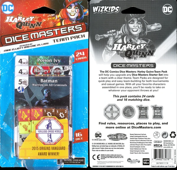 Cover image of DC Comics Dice Masters: Harley Quinn Team Pack board game