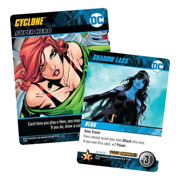 Cover image of DC Deck-Building Game: Shadow Lass & Cyclone Promo Cards board game