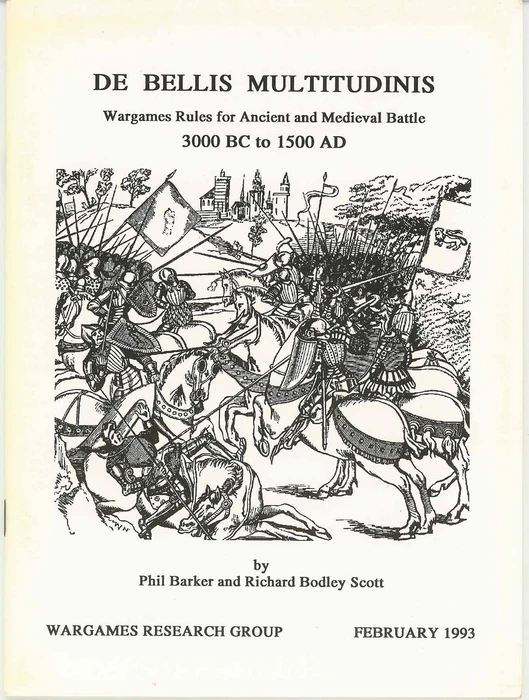 Cover image of De Bellis Multitudinis: Wargames Rules for Ancient and Medieval Battles – 3000 BC to 1500 AD board game