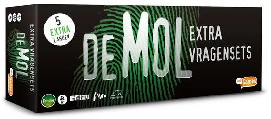 Cover image of De Mol: Extra Vragensets board game
