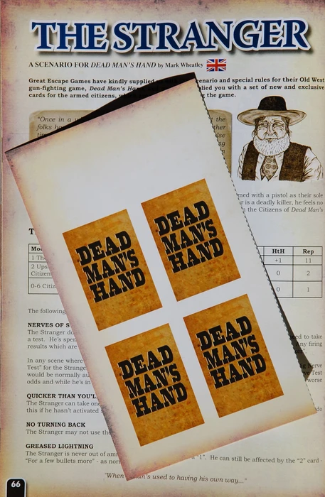 Cover image of Dead Man's Hand: The Stranger board game