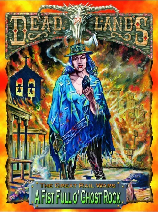 Cover image of Deadlands: The Great Rail Wars – A Fist Full o' Ghost Rock board game