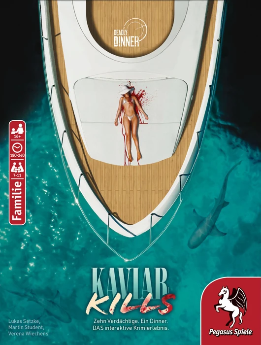 Cover image of Deadly Dinner: Kaviar Kills board game