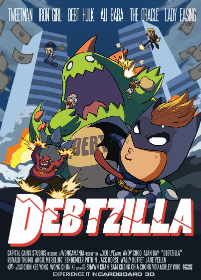 Cover image of Debtzilla board game