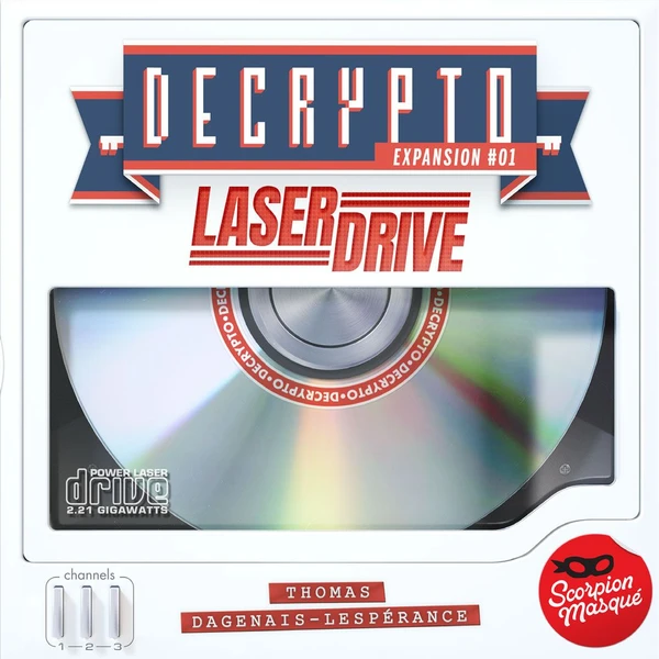 Cover image of Decrypto: Expansion #01 – Laserdrive board game